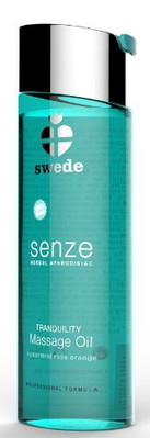 Swede Massageöl Senze Tranquility Minze Rosen und Orangen VEGAN 75ml