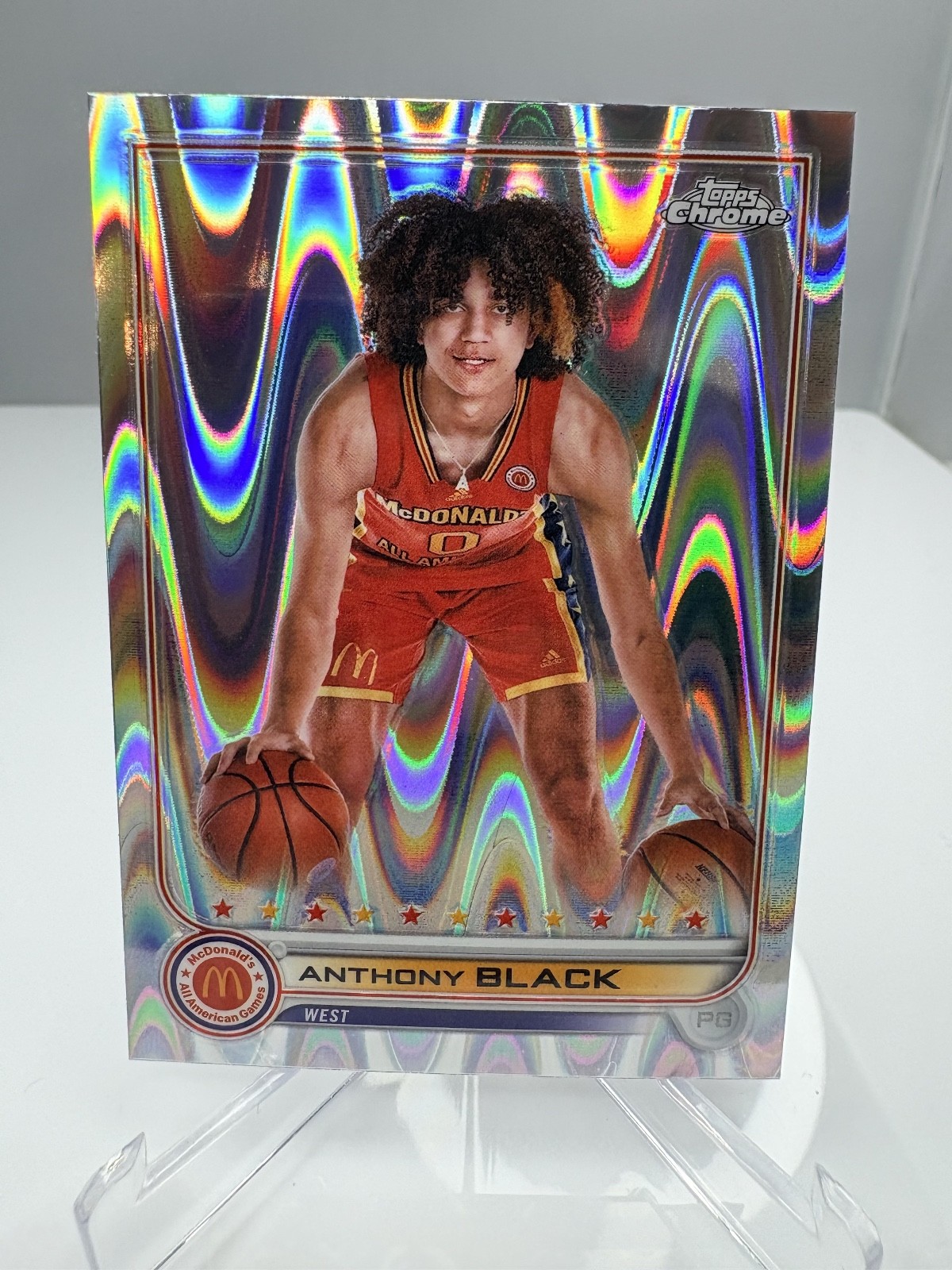 2022 Topps Chrome McDonald's All American - RayWave - #62 Anthony Black