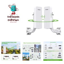 Point-to-Point WiFi Bridge with 3KM Coverage - Ideal for Farms and Workshops