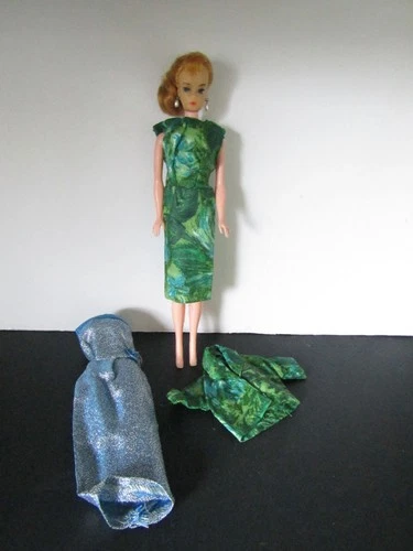 Vtg Evergreen Miss Teenager USA Barbie Clone 11.5" Hong Kong & Clothing