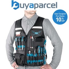 Makita E-05636 Adjustable Multi Pocket Workers Vest Gilet - Universal Size