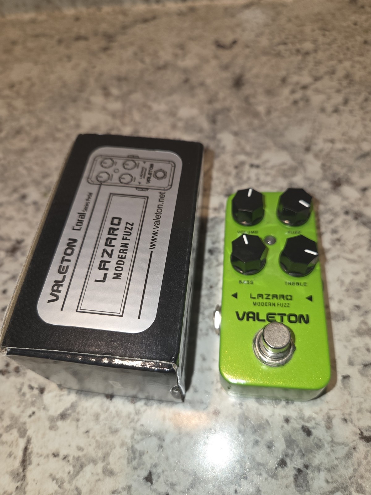 Valeton Lazaro Modern Fuzz Coral Series Effects Pedal Perfect working condition