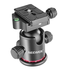 NEEWER Metal Rotating Panoramic Ball Head with 1/4”Arca Type Quick Release Plate