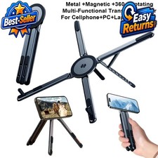 Magnetic Phone Holder Selfie Stick 3-in-1 Foldable Tripod Stand for iPhone iPad