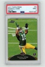 PSA 9 Randall Cobb 2011 Topps Prime Retail #55 RC MINT POP 2 Green Bay Packers