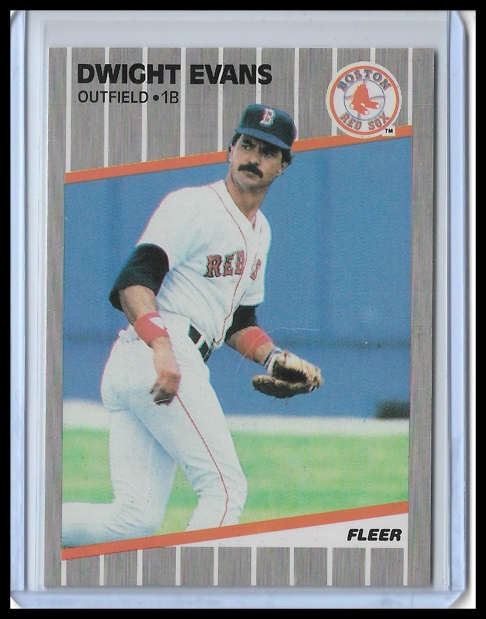 1989 Fleer Glossy - Dwight Evans #87