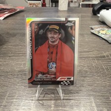 Charles Leclerc Refractor 2025 Topps Chrome F1 Monaco DOTD #129 Ferrari
