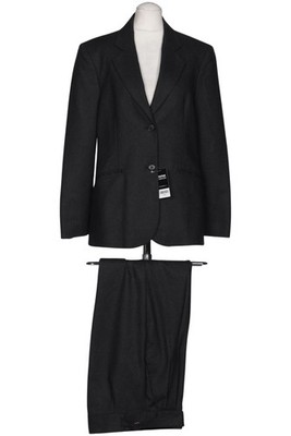 SISLEY Anzug Damen Kostüm Set Zweiteiler Gr. S Schurwolle Schwarz #snrluxw