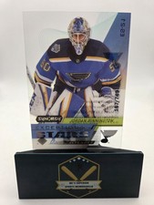 Jordan Binnington 2020-21 UD Synergy Exceptional Stars Insert Card 167/749