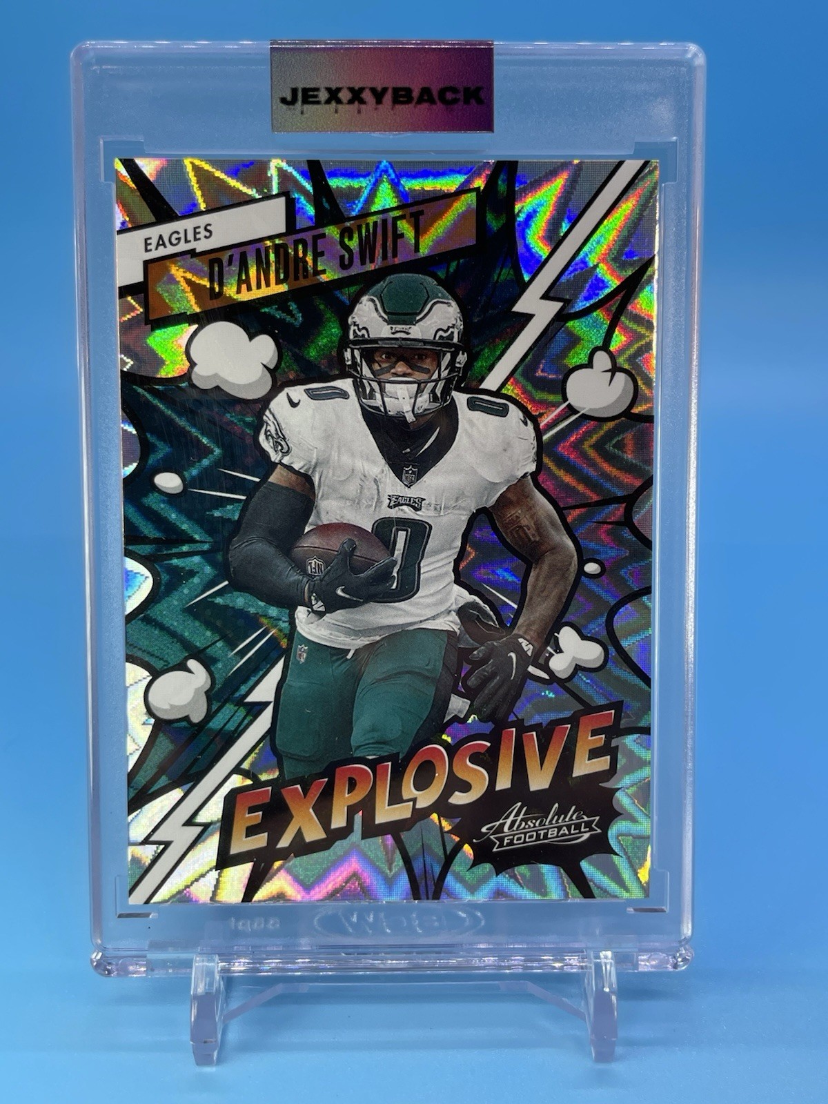 2023 Absolute ~ D'ANDRE SWIFT ~ EXPLOSIVE 💥Case Hit SSP ~ Eagles Bears 🔥