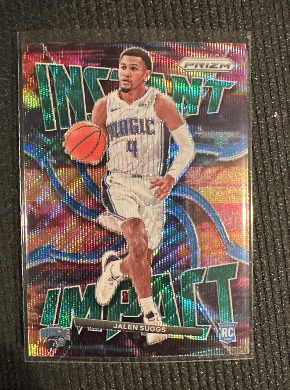 2021-22 Panini Prizm - Instant Impact Green Wave Rookie Jalen Suggs #22 Magic