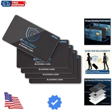 RFID Blocking Card (5 Pack), Slim RFID & NFC Blocker for Men & Women - 1 Card...