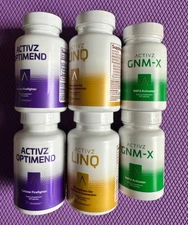 2 Sets of Authentic ACTIVZ TRIFECTA Combo: GNMX, Linq, Optimend.  Exp 2026