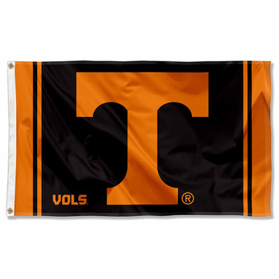Tennessee Volunteers Dark Mode Black Flag Large 3x5