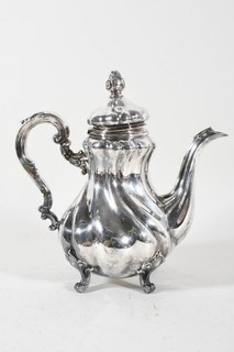 C68T12 Silber 830 Kaffeekanne Anf.20.Jh