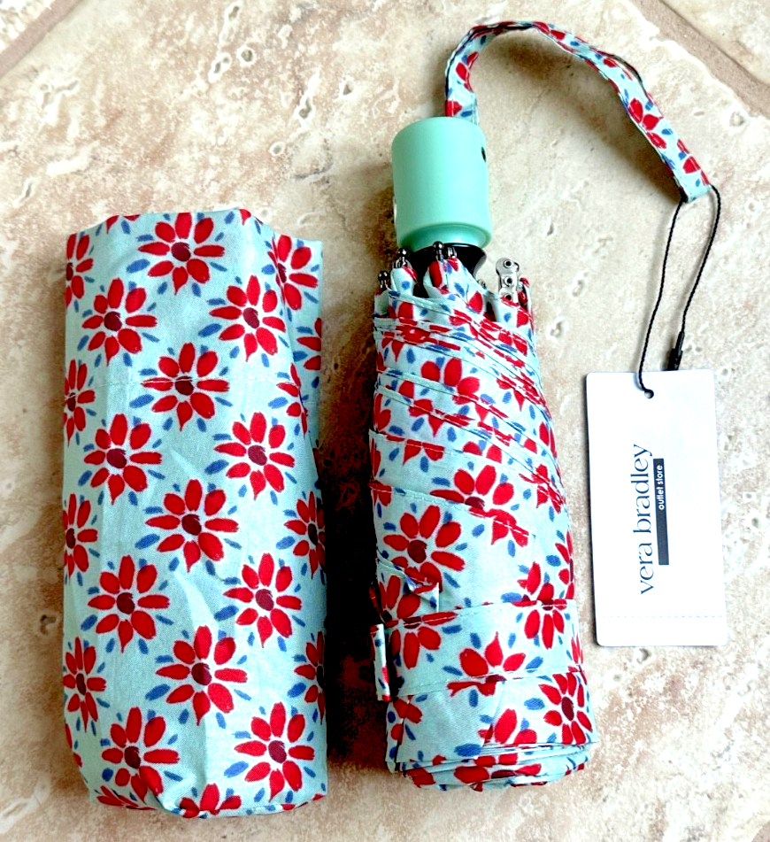 匿名配送 爽やかな夏に！VERA BRADLEY（ヴェラブラッドリー）折り畳み 