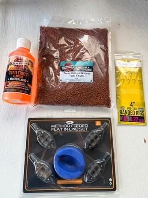 METHOD MICRO PELLET COMPLETE FEEDER SET FÜR ALLE KARPFEN / GROBANGELN TUTTI