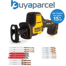 Dewalt DCS369N 18v XR Sub Compact Brushless Reciprocating Saw Bare + 15 Blades