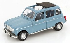 Norev 1/18 Renault 4L 1966 Blue Diecast Model Car Classic Collection JP Auth!!