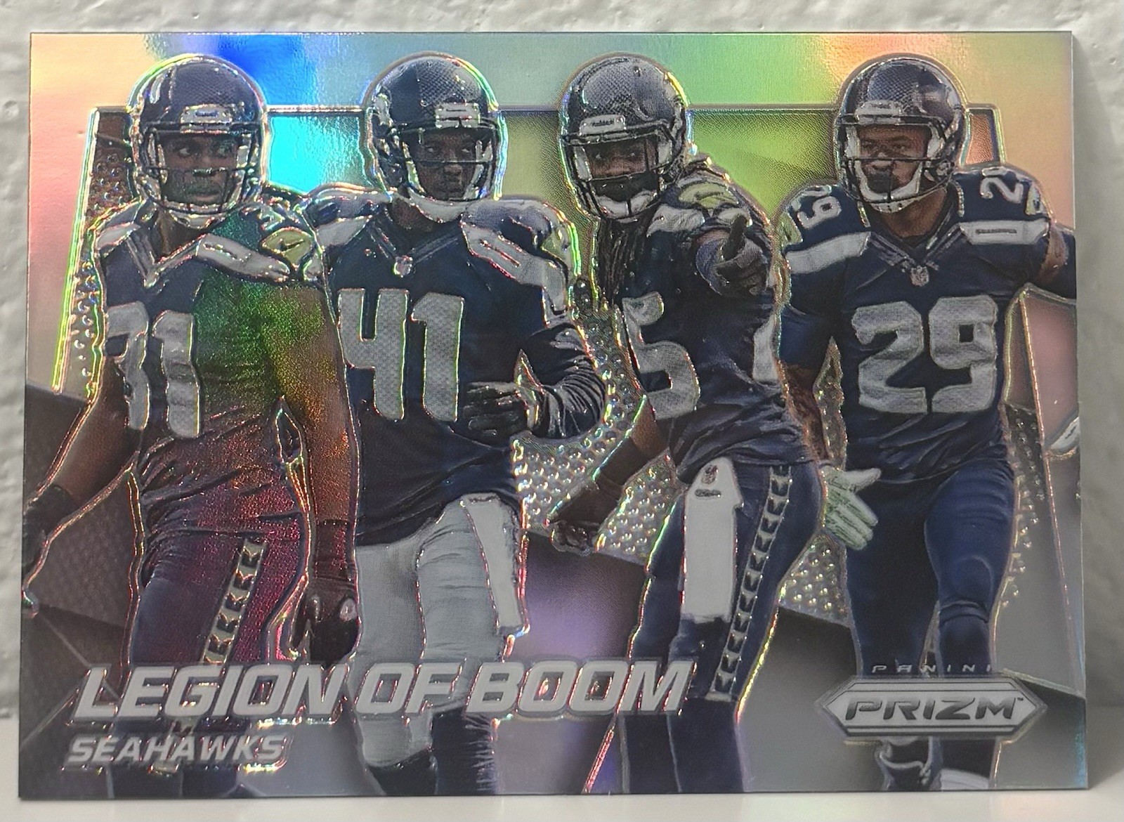 2014 Panini Prizm #200 Legion of Boom Silver Prizm Seattle Seahawks SP