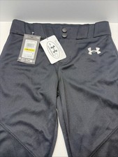 UA Under Armour Boys Relaxed Baseball Pants 1374381 Black Jm /j-m Youth Sm NWT