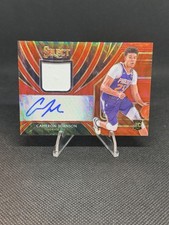 CAMERON JOHNSON 2019-20 Panini Select RPA RED WAVE PRIZM AUTO Rookie Jersey #CJN