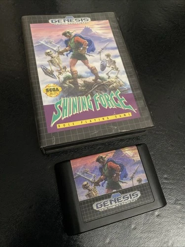 Shining Force for Sega Genesis Case & Game, NO MANUAL Tested & Working