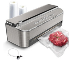 Envasadora al vacío automática 85 kPa con cortador y bolsas incluidas, Nuevo