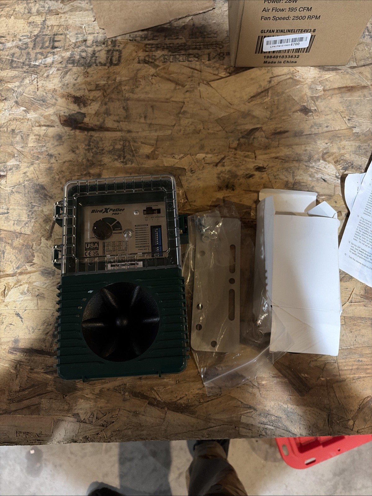 Bird-X Bxp-Pro 2 Xpeller 110V Electronic Bird Repeller New In Box Open Box