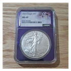 U.S. Mint 2026 American Eagle Silver Dollar 1 oz  NGC MS 69 Coin PURPLE CORE