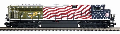 MTH #20-21157-1 O Scale SD70ACE Diesel Engine KCS (Veterans) #4006 - PS3 & NOS!