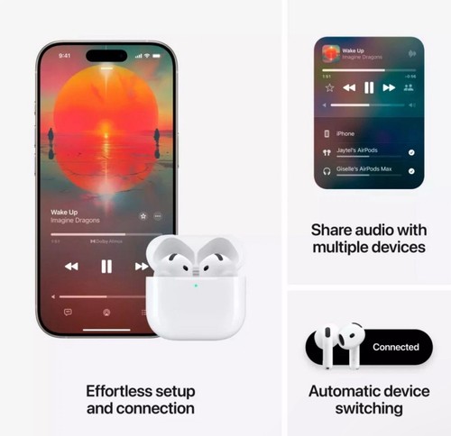 Apple AirPods 4th Generation With Active Noise Cancellation - Picture 6 of 6