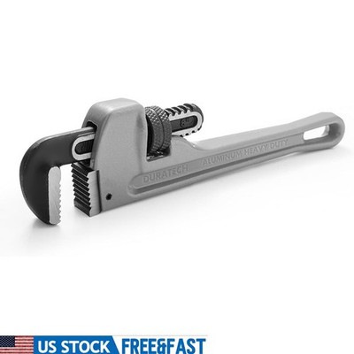 Aluminum Pipe Wrench Drop-Forged Jaw Quick Adjustment Lightweight Plumbing Tool