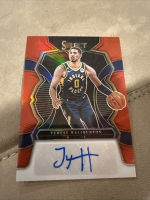2022-23 Select Tyrese Haliburton Maroon Auto /75