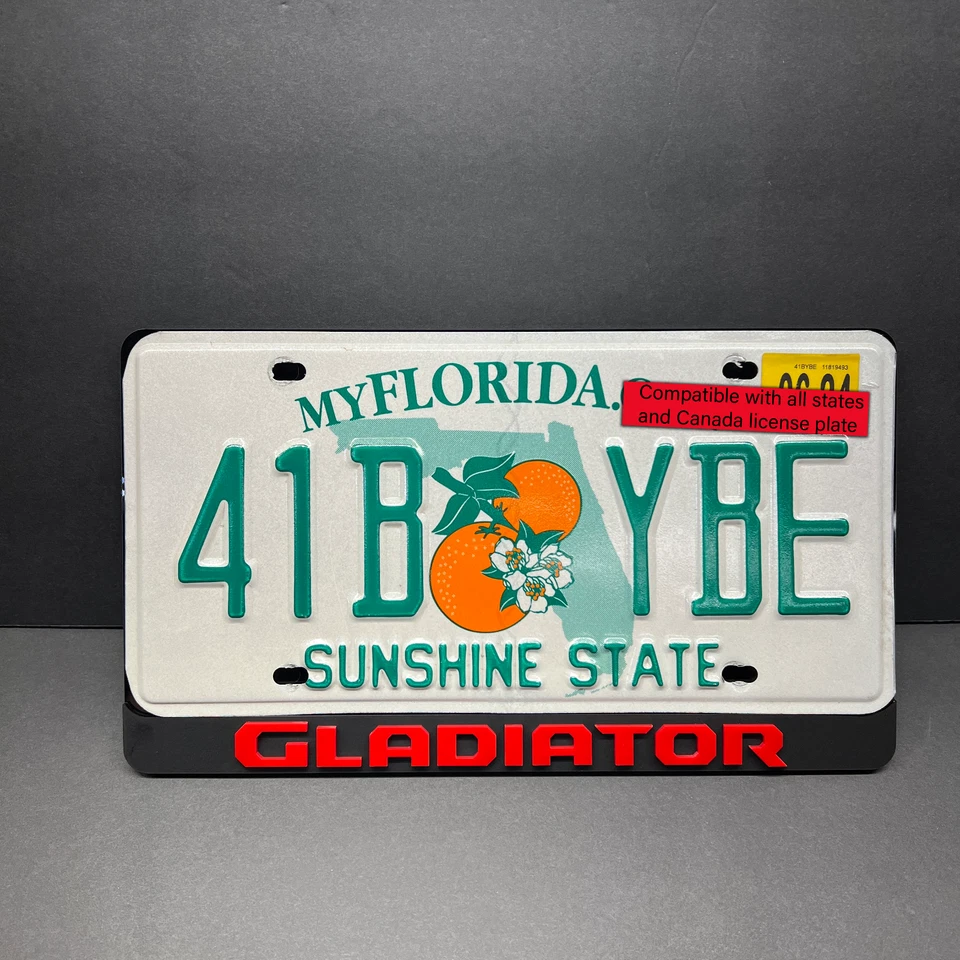 Marco de matrícula personalizado 3D rojo GLADIADOR emblema de coche MULTICOLOR Foto 4 de 4