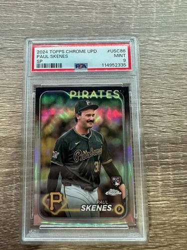 2024 Topps Chrome SSP Paul Skenes Rookie PSA 9