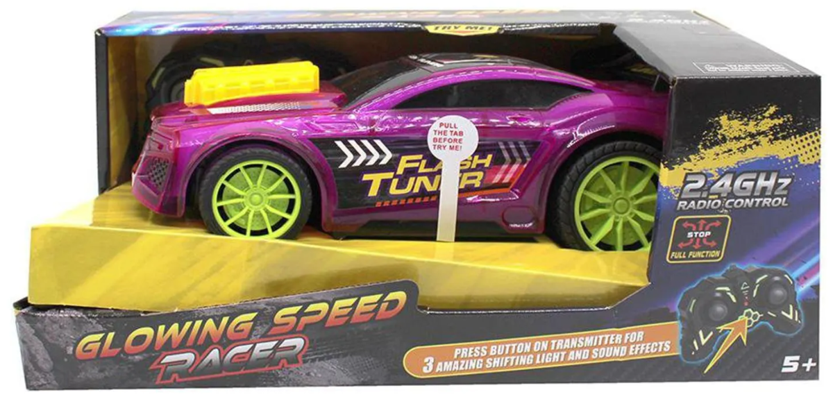 Glowing Speed Racer RC Car Flash Tuner 2.4GHz Radio Control Lights
