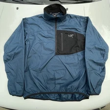 Vintage Arcteryx Tau Lightweight Trail Jacket Waterproof Windbreaker Smoke Large