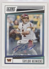 2022 Score Signatures Taylor Heinicke #254 Auto qf8
