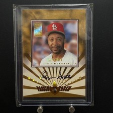 OZZIE SMITH AUTOGRAPH 1997 Donruss Elite Passing the Torch /1500 Cardinals HOF