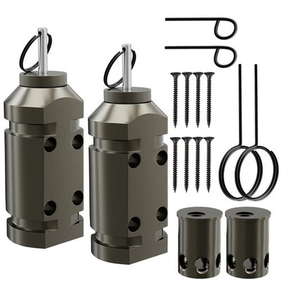 MTGSTOCL 2 Pack Upgraded Perimeter Trip Alarm 12 Gauge Camping Black