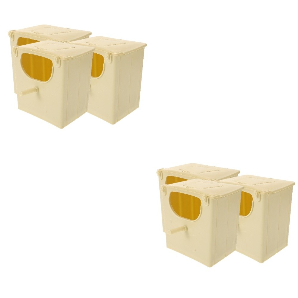 2-Piece Small Bird Breeding Box for Finches & Small Birds  