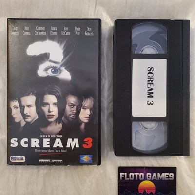 Original VHS DE: Scream 3 - Courtney Cox - 2000 - Floto Games