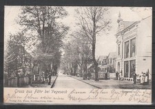 AB 38) Alte AK Gruss aus Föhr bei Vegesack, Chaussee   ! 2 Scans !