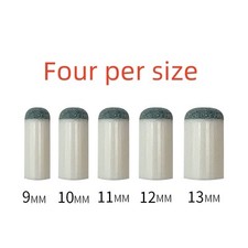 20 Pcs 9-13 mm Pool Cue Tips Pool Stick Tips Slip on Cue Tips Replacement Pool