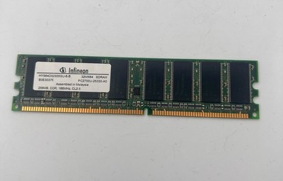 Infineon HYS64D32300GU - 6 - B 256 MB, DDR, 333, CL2.5 32M x 64 SDRAM