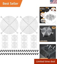 10 Pack 140 mm Fan Grill Guard PC Fan Cover with Screws