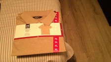 New Member's Mark Men's Short Sleeve Stretch Pique Polo Size XL Tan