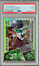 2021 Panini Mosaic Giannis Antetokounmpo Montage Mosaic #10 – PSA 9 MINT