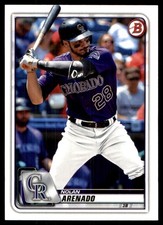 Nolan Arenado 2020 Bowman #33 Rockies MLB READ FREE SHIPPING AutographDen